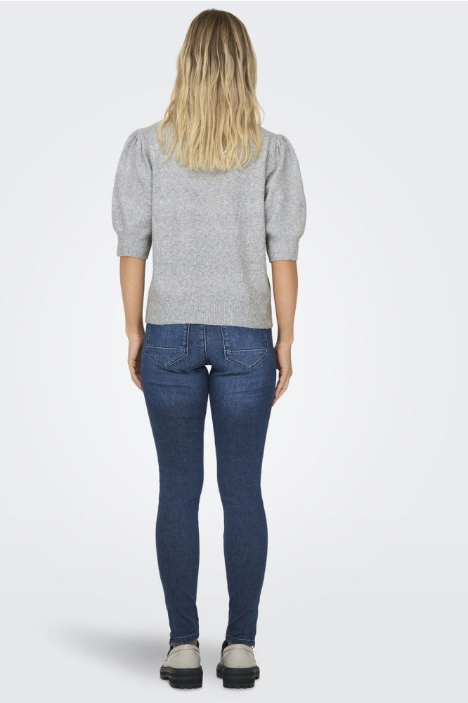 ONLRICA LIFE 2/4 PULLOVER KNT NOOS 15318551 LIGHT GREY MELANGE